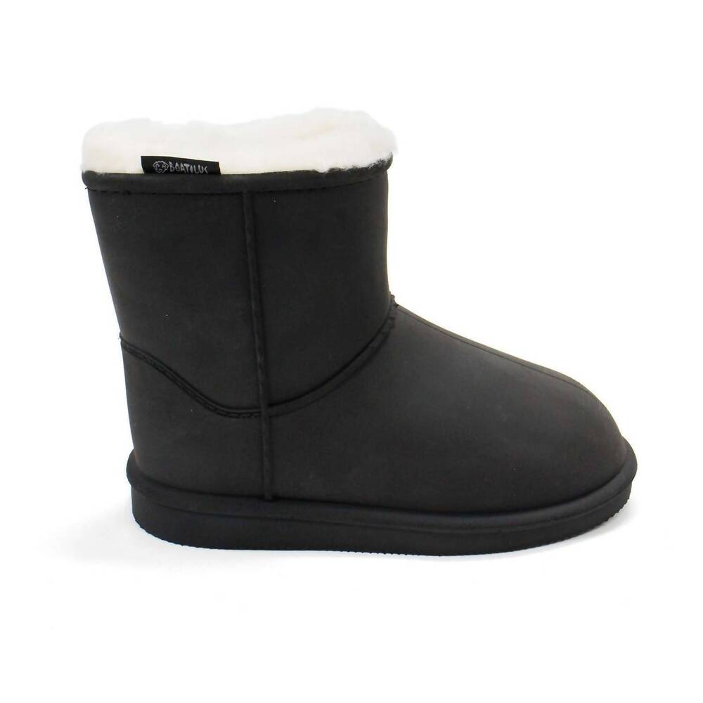 NEW BOATILUS toddler pepper 20 lined rain boots in black